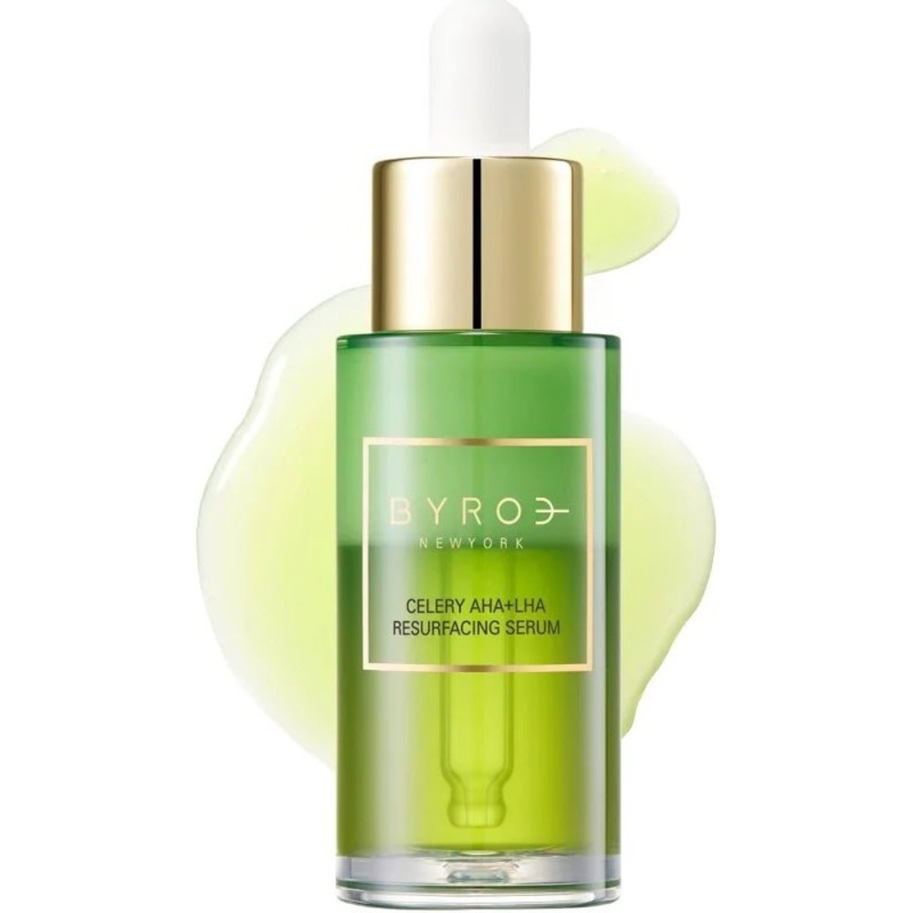 NEW BYROE Celery AHA LHA Resurfacing Serum 30ml Clarifying Face Treatment